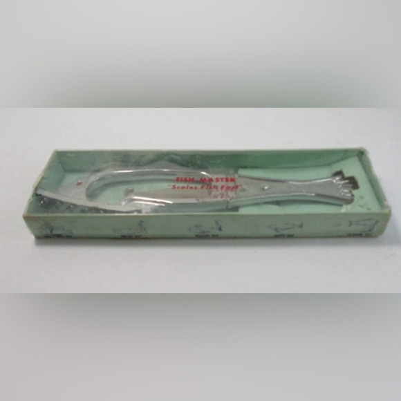 vintage FISH MASTER U.S.A. made knife ruler scale utensil tool Pat. No. D-183392 - Picture 2 of 8